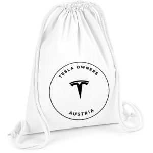 Tesla Owners - Turnbeutel white